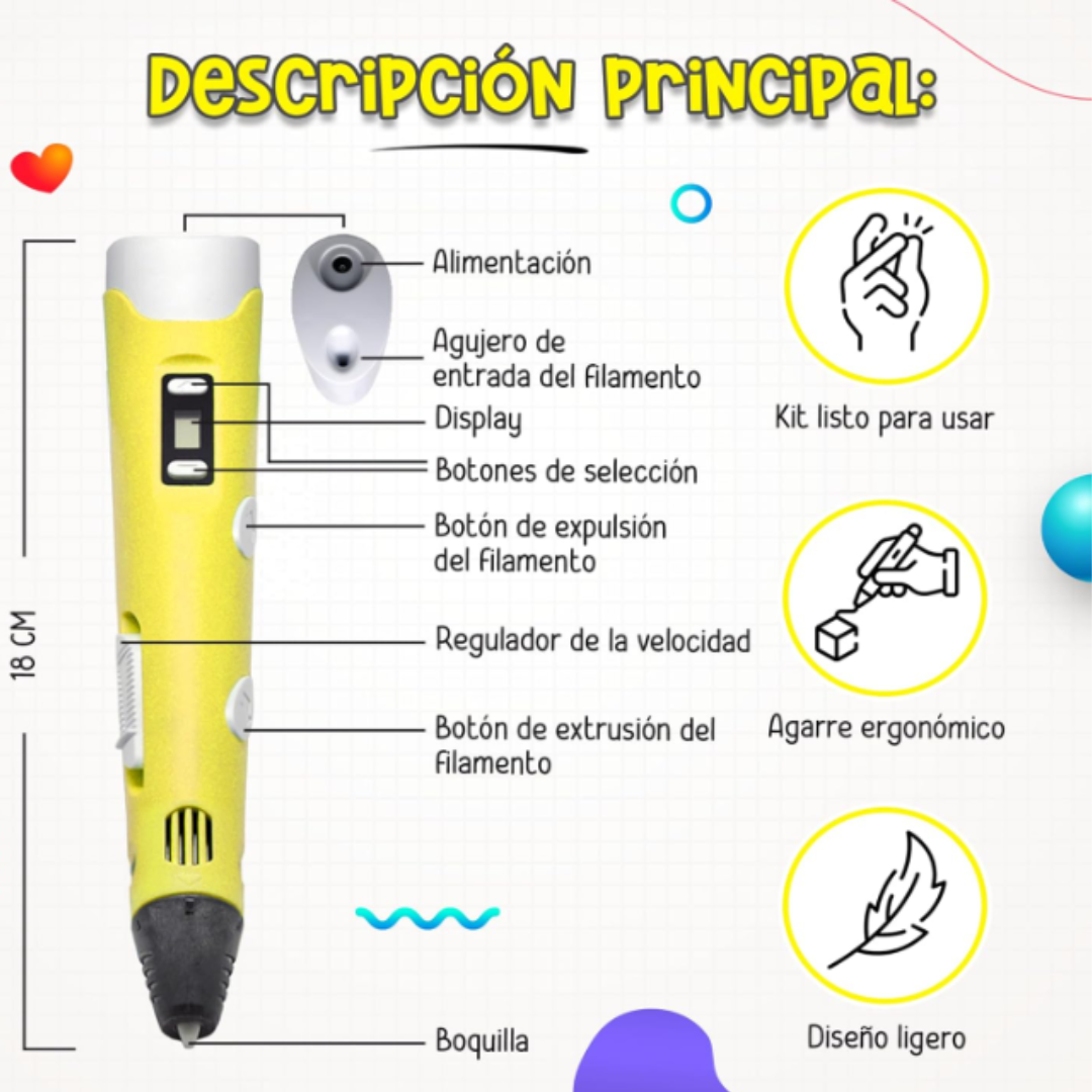 bolígrafo,3D